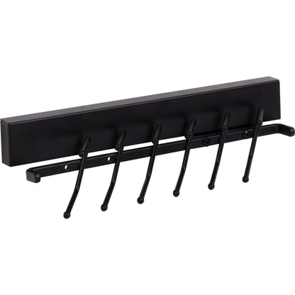 Matte Black 12" Tie Rack