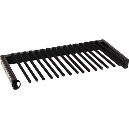Matte Black 30" Wide Pant Rack