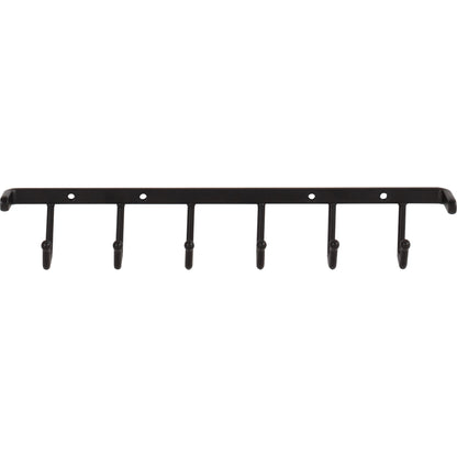Matte Black Screw-Mount Belt Rack