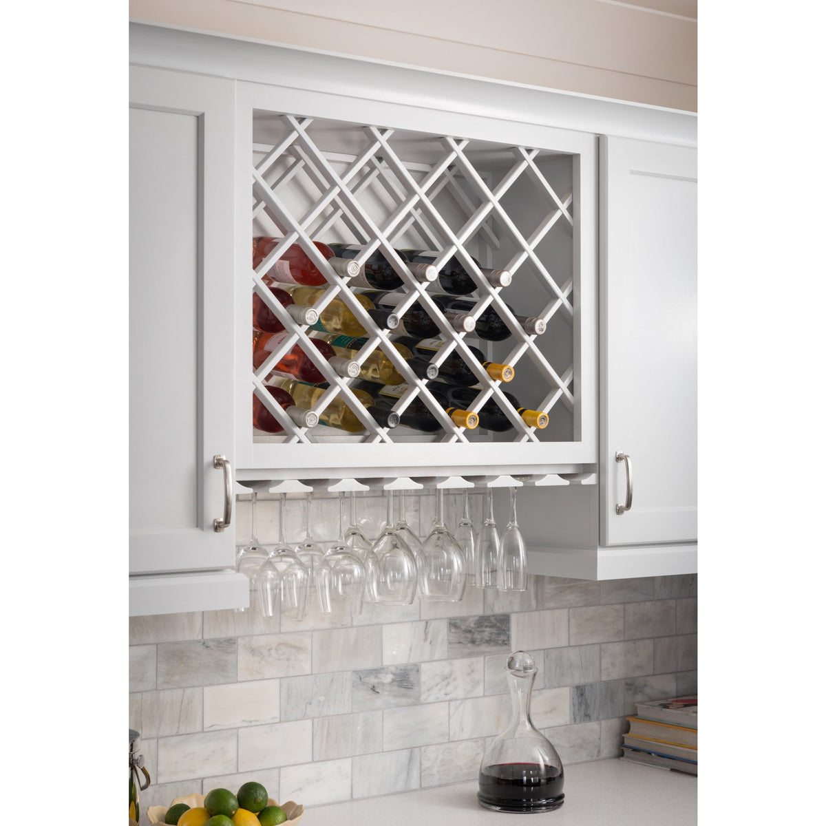 18" Wooden Stemware Rack