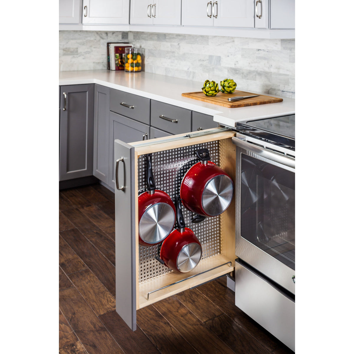 3" Peg Board Filler Pullout