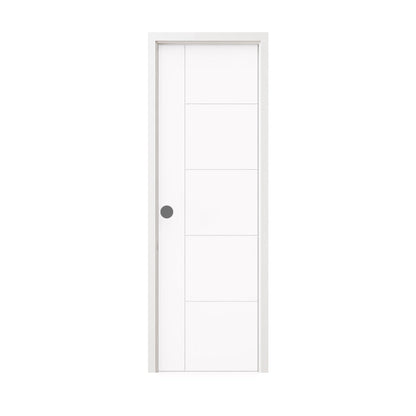 24 in. x 80 in. Berkley Honeycomb Core Primed White MDF Prehung Interior Door