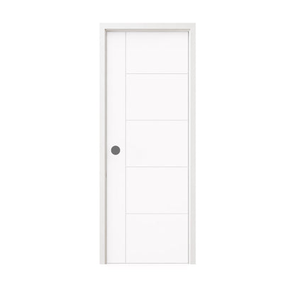 28 in. x 80 in. Berkley Honeycomb Core Primed White MDF Prehung Interior Door