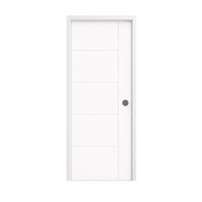 30 in. x 80 in. Berkley Honeycomb Core Primed White MDF Prehung Interior Door