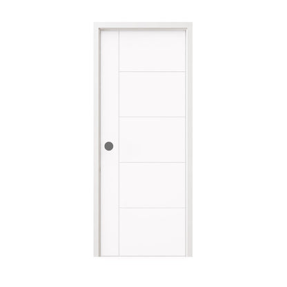 30 in. x 80 in. Berkley Honeycomb Core Primed White MDF Prehung Interior Door