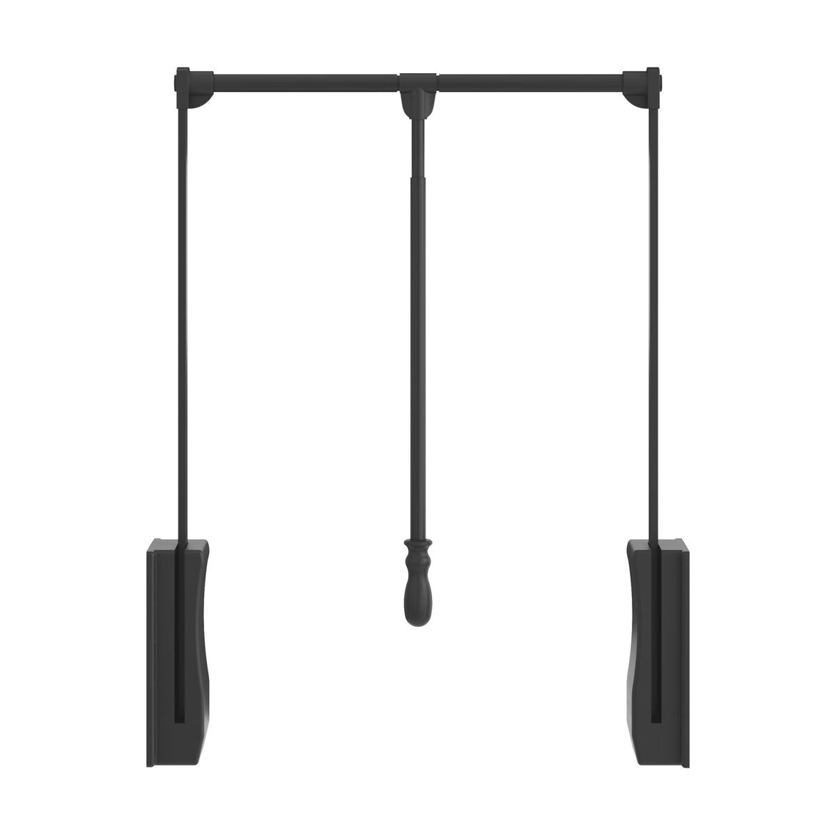 Black Expandable Wardrobe Lift for 25-1/2" - 35" Openings