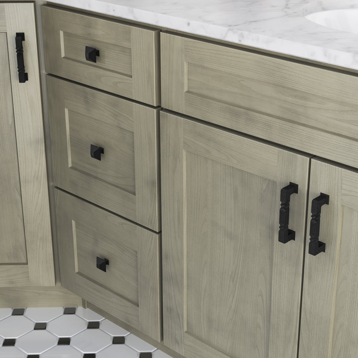 Tahoe 1-1/2" Length Square Knob