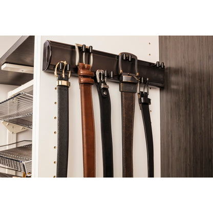 Polished Chrome 14" Belt Rack