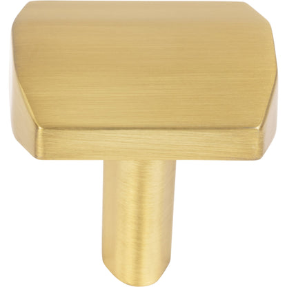 William 1-1/4" Length Square Knob