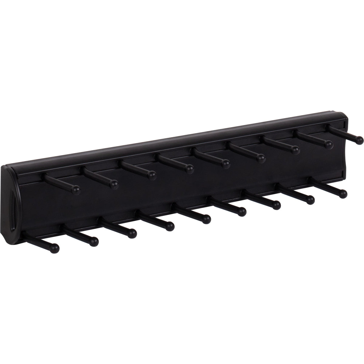 Matte Black 14" Tie Rack