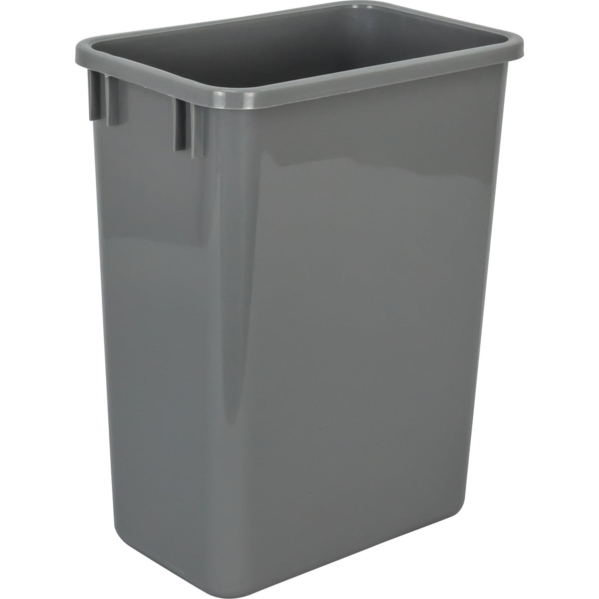Double Grey 35 Quart Top-Mount Trashcan Pullout for 15" Opening