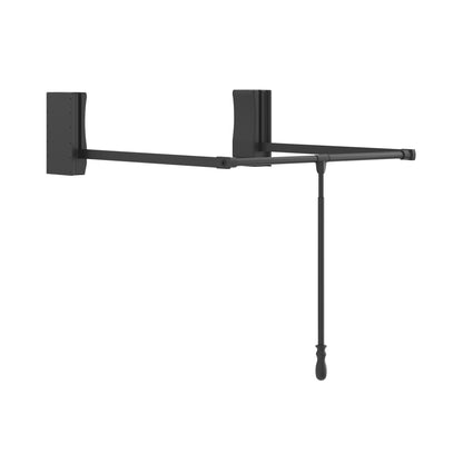 Black Expandable Wardrobe Lift for 33" - 48" Openings