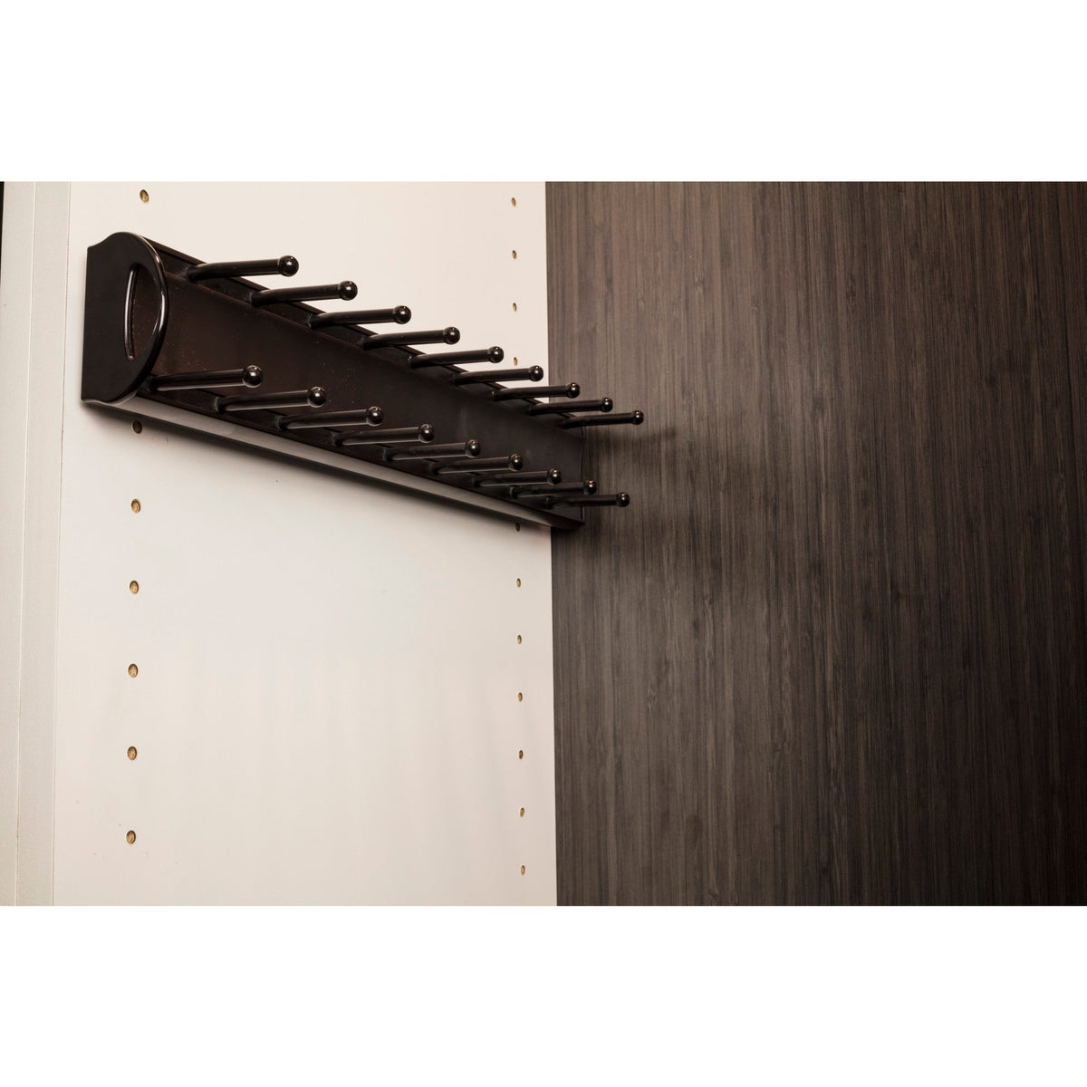 Polished Chrome 14" Tie Rack