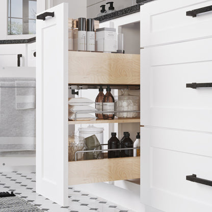 8" "No Wiggle" Soft-close Vanity Cabinet Pullout