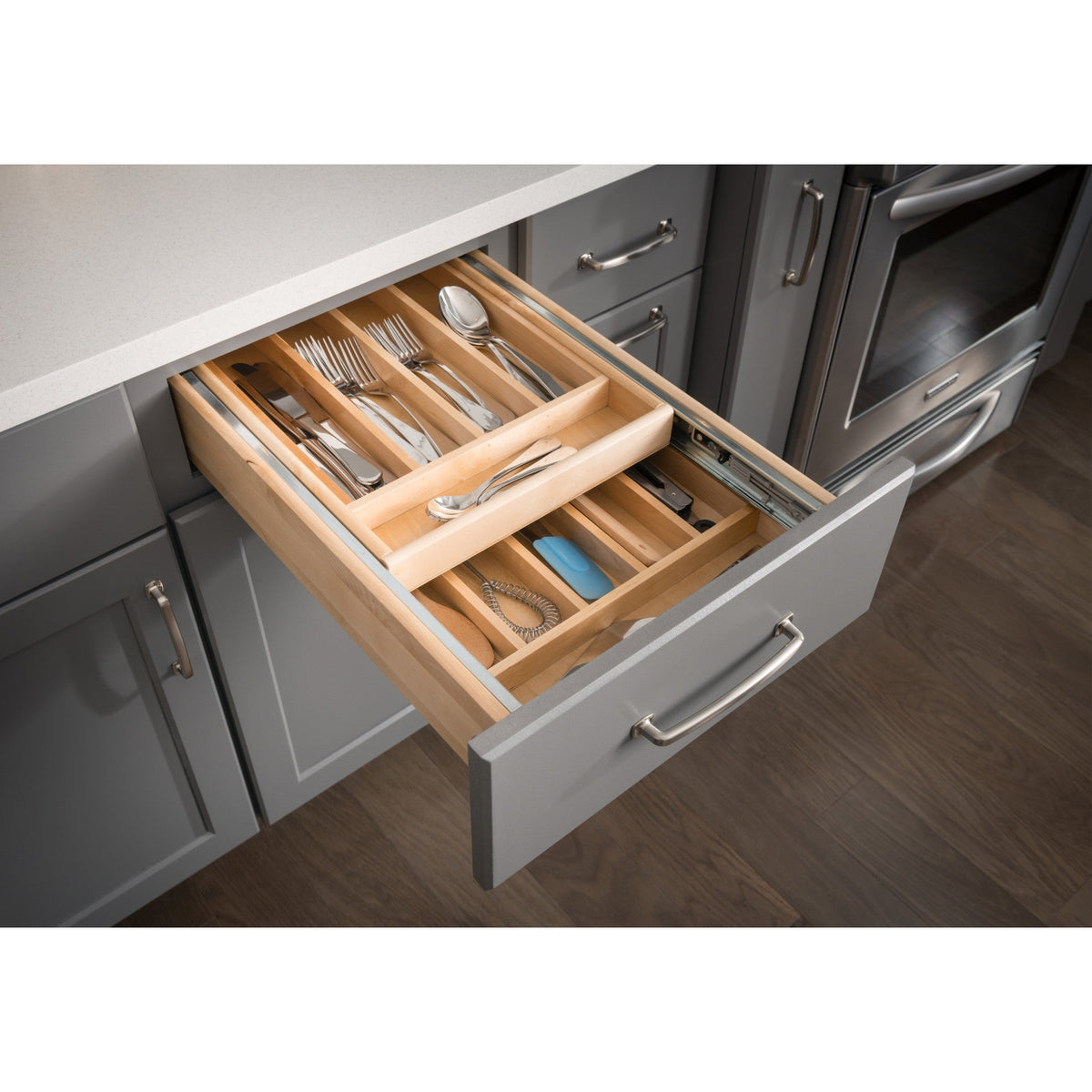 18" Double Cutlery Drawer for 15" Opening