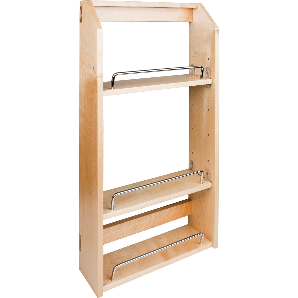 9" Wood Door Mount Spice Rack