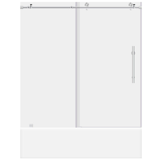 56-60 W x 62 H  Sliding Bathtub Door ULTRA-C Chrome