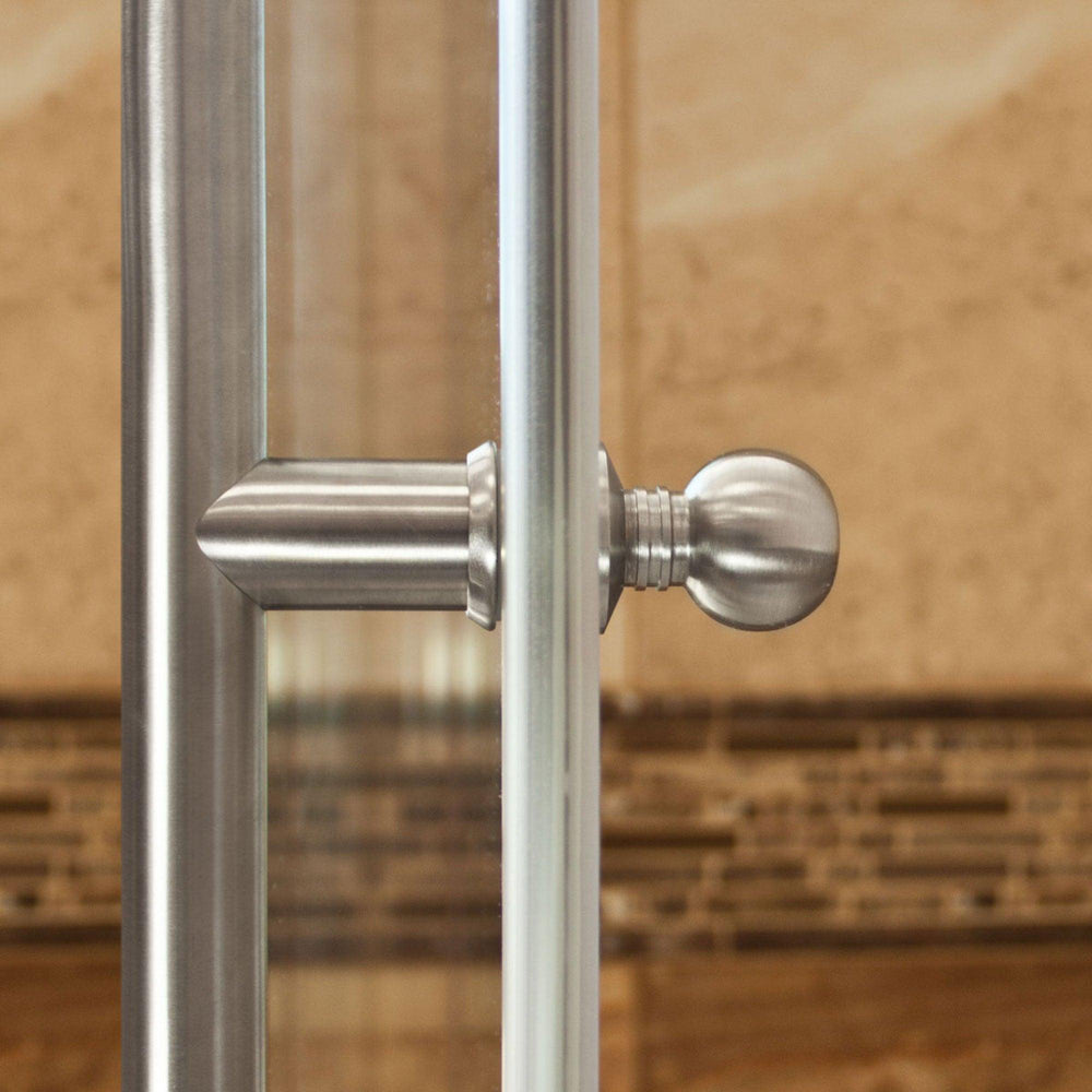 44-48 W x 76 H  Sliding Shower Door ULTRA-C Brushed Nickel