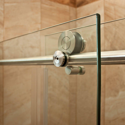 44-48 W x 76 H  Sliding Shower Door ULTRA-C Brushed Nickel