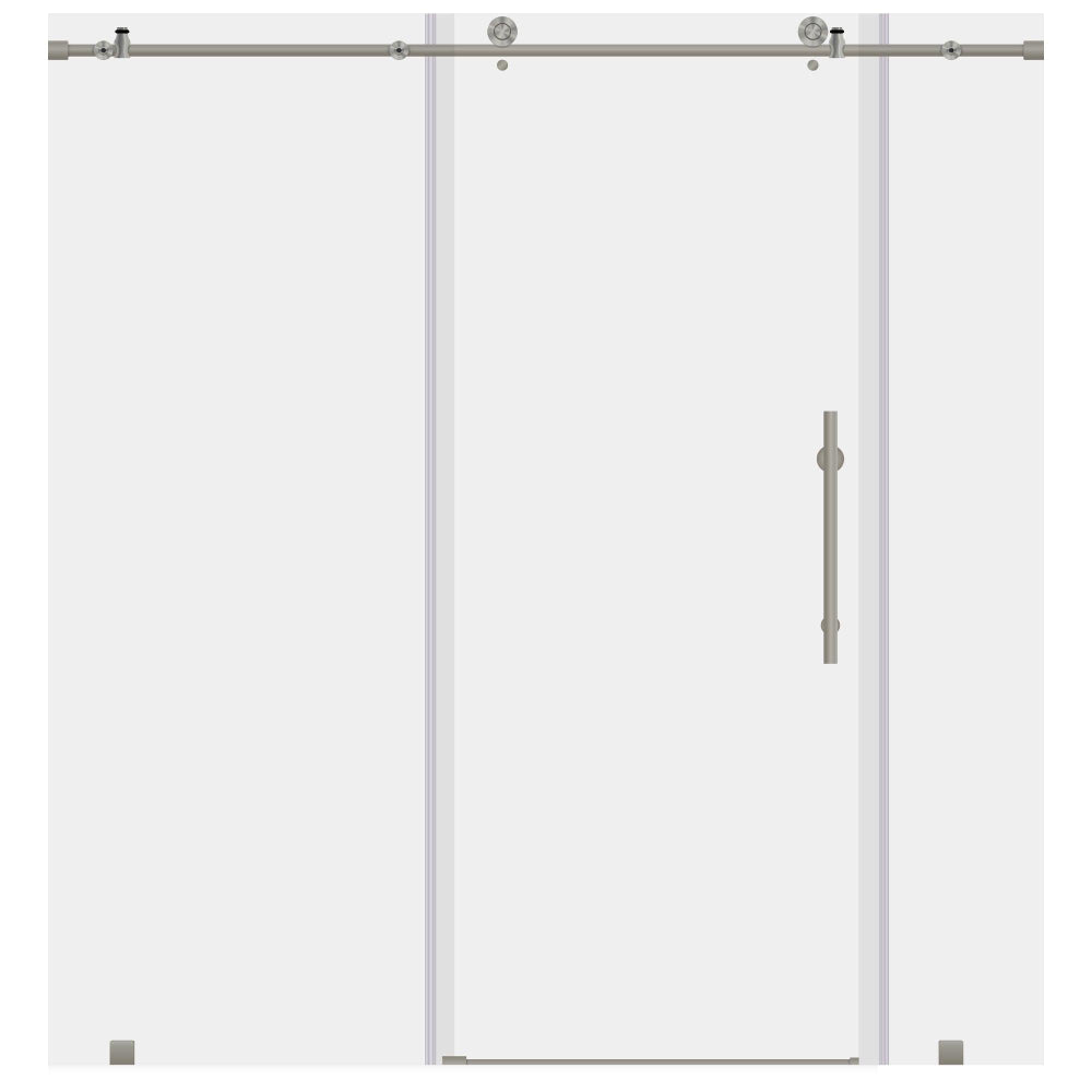 68-72 W x 76 H  Sliding Shower Door ULTRA-C Brushed Nickel