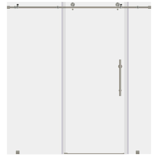 68-72 W x 76 H  Sliding Shower Door ULTRA-C Brushed Nickel