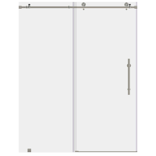 56-60 W x 76 H  Sliding Shower Door ULTRA-C Brushed Nickel