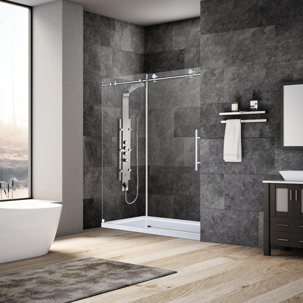 44-48 W x 76 H Sliding Shower Door ULTRA-C Chrome