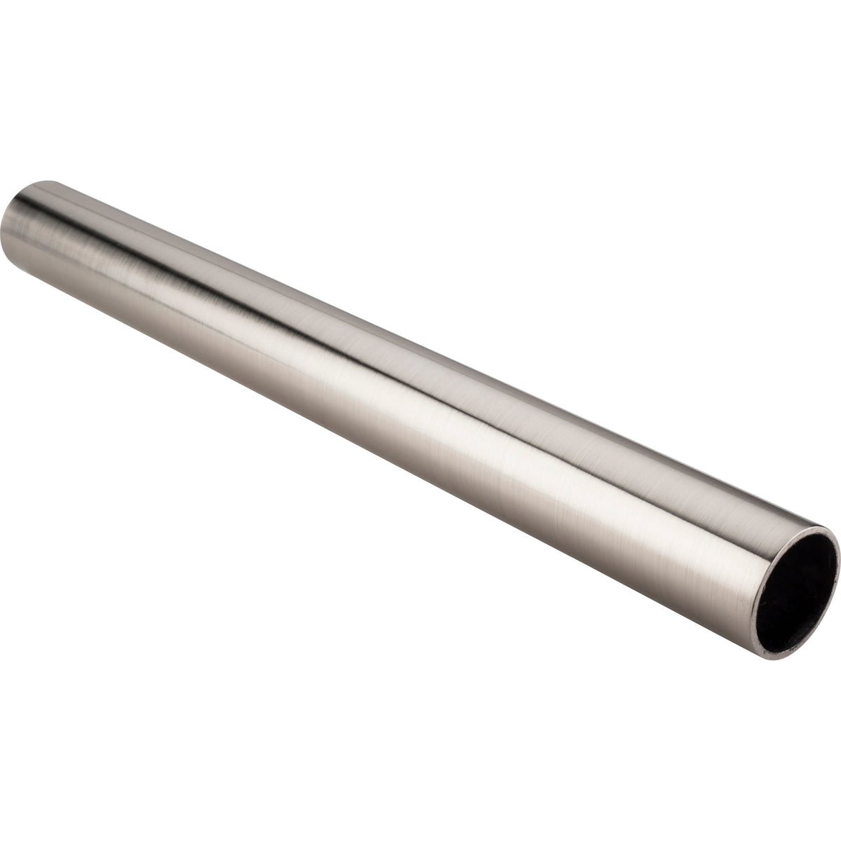 24 Satin Nickel 1-5/16"x8' Round Steel Closet Rods