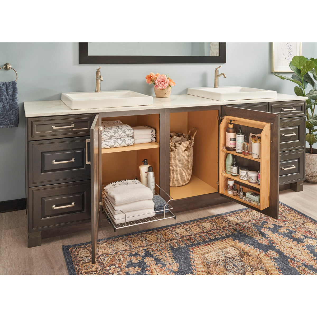 18" Metal Pullout Basket