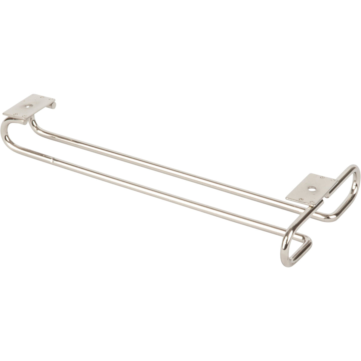 Satin Nickel Under Cabinet Stemware Rack