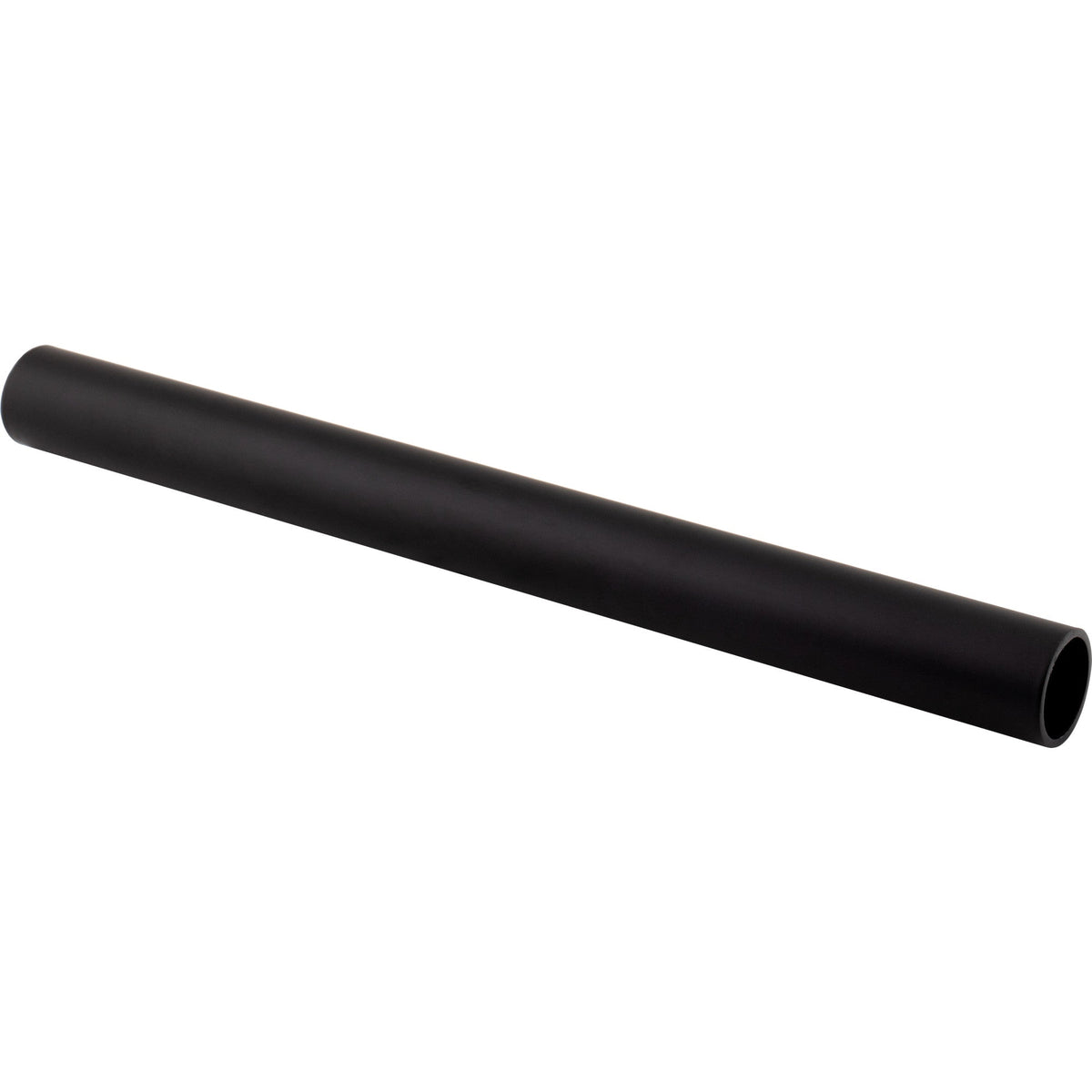 24 Matte Black 1-1/16"x8' Round Steel Closet Rods