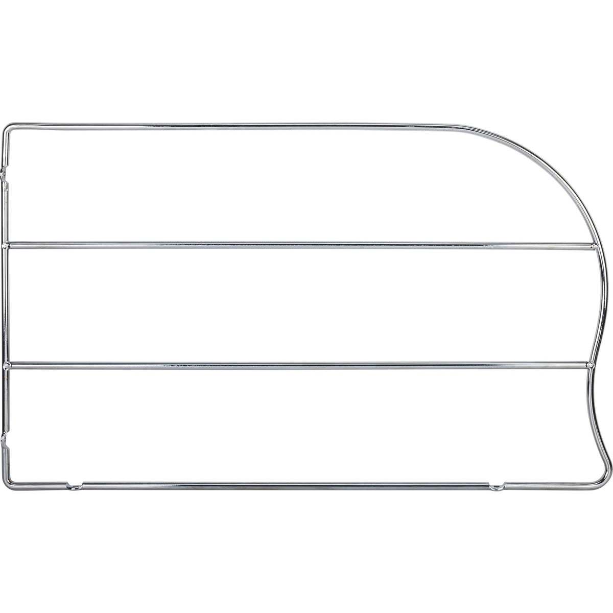 12" Polished Chrome Metal Wire Tray Divider