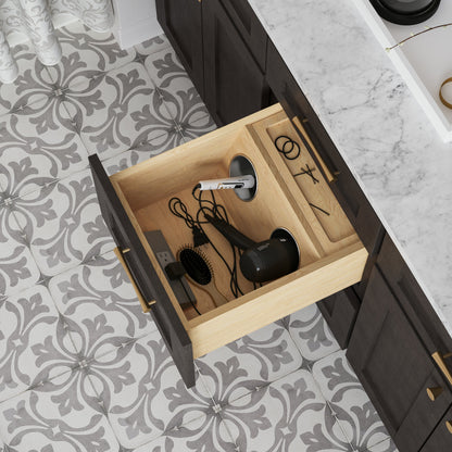 15" Powered Vanity Drawer