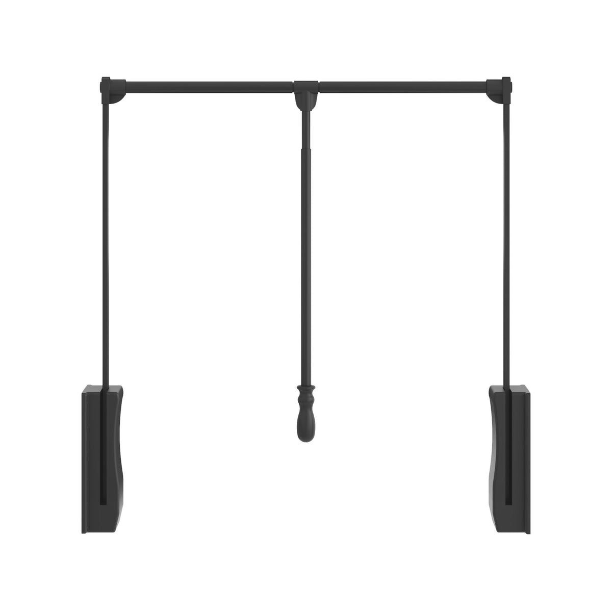 Black Expandable Wardrobe Lift for 33" - 48" Openings