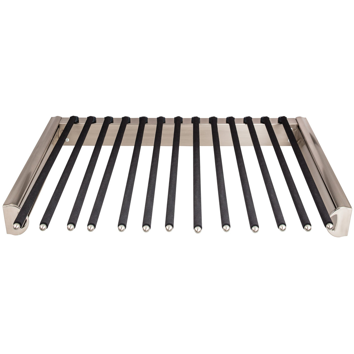 Satin Nickel 24" Wide Pant Rack