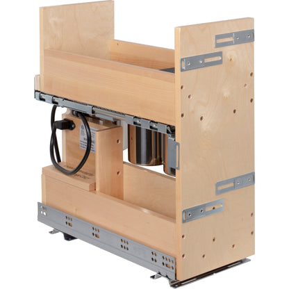 8" "No Wiggle" Powered Vanity Pullout for 12" Standard Door/Drawer Base Cabinet