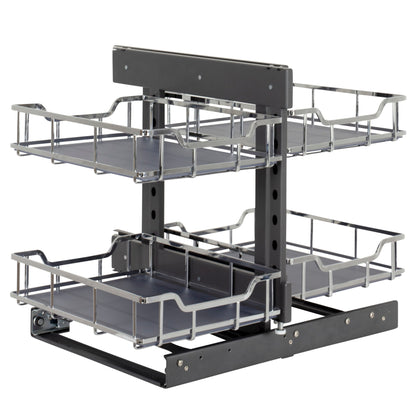 18" Polished Chrome STORAGE WITH STYLE® Blind Corner Organizer